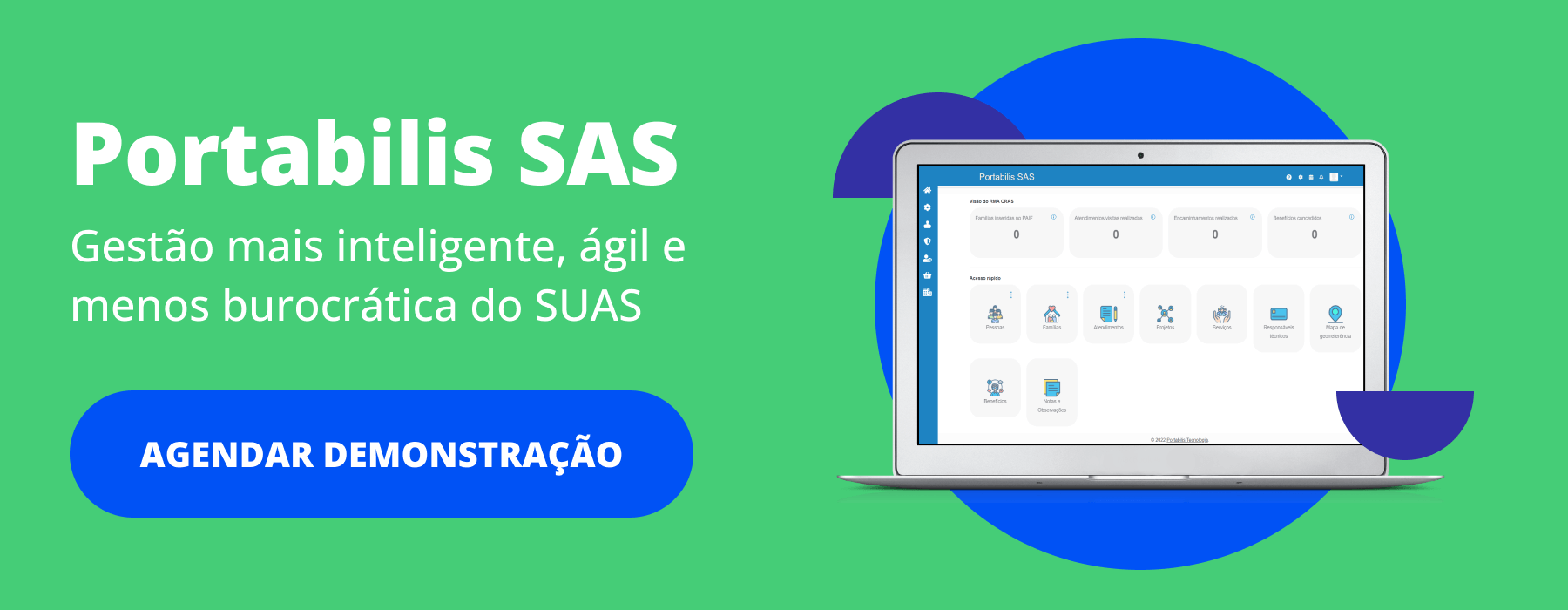 Portabilis SAS: software para Assistência Social e gestão do SUAS nos municípios.